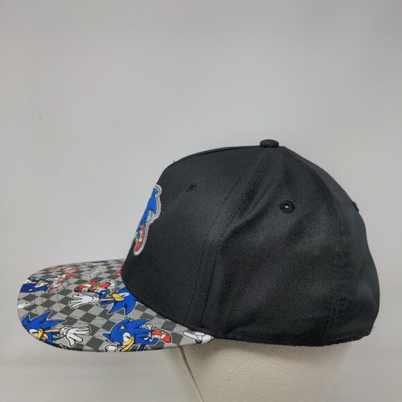 Sonic The Hedgehog Snapback Hat Multicolor One Size Embroidered 6 Panel SEGA - Picture 3 of 7